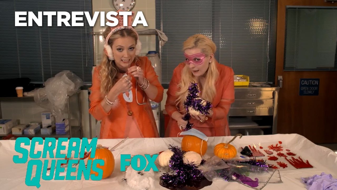 Scream Queens Entrevista: Las Chanels Decoran Calabazas | Temporada 2 | Sub. Español