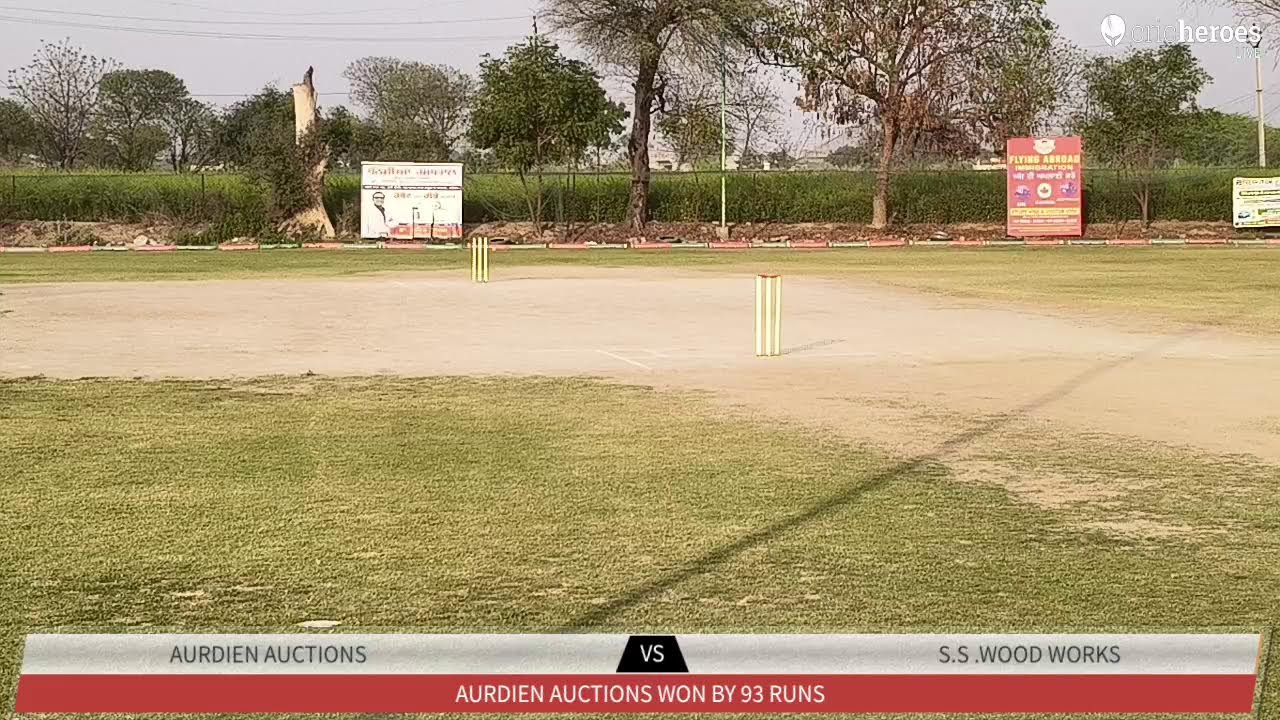 S.S .Wood Works vs Aurdien Auctions live cricket match | Panacea robotic hospital live - Dream Ride