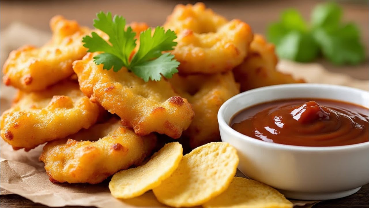 How to make Crispy 🍽️ Round Chips 🥔 Pakora 🤤 | Ramadan Iftar Special Snack 🥨 