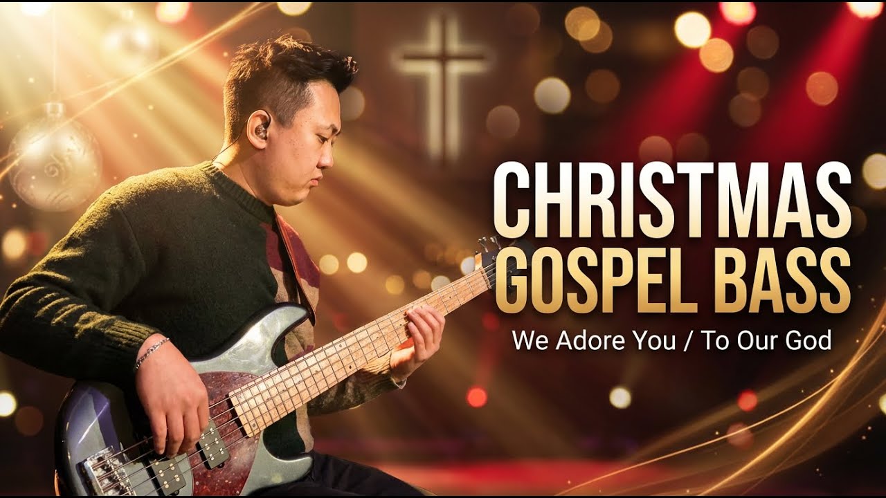 Gospel Bass Christmas Worship | We Adore You (JJ Hairston) + To Our God | Live Bass