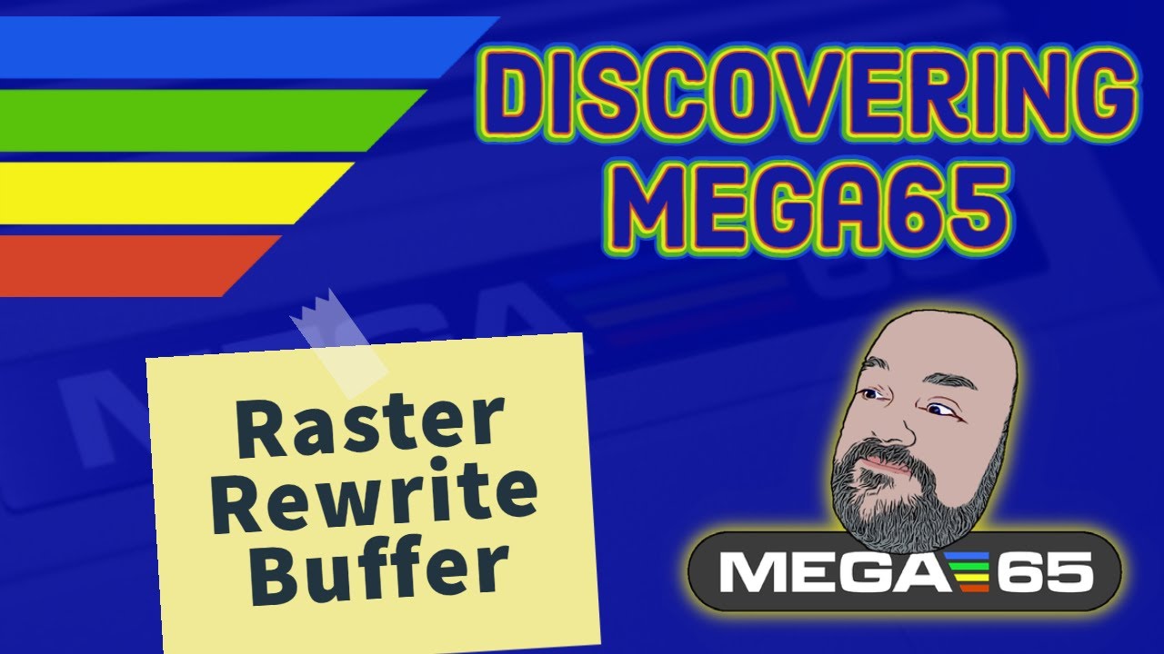Discovering MEGA65 - The Raster Rewrite Buffer ... Spolier ... it's amazing!!!!