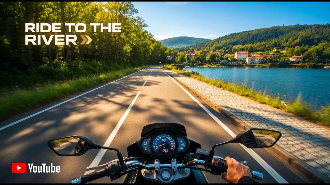 Calm Ride to the River | Porto PCX 125 POV