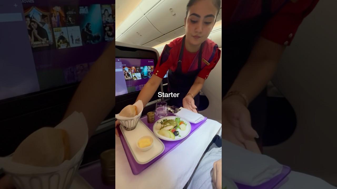 Everything I Ate On Air India Business Class Boeing 787 | Lounge Guru