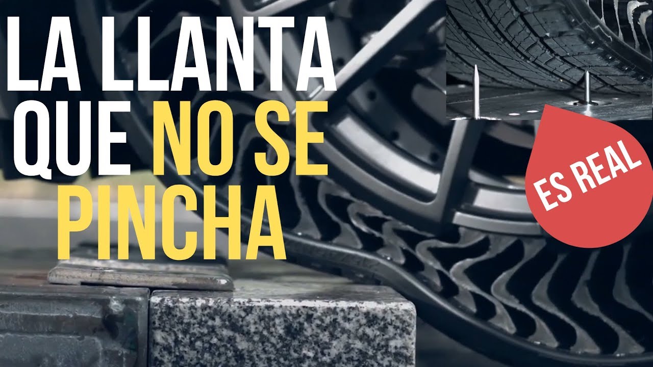 NO SE PINCHAN! - Lanzan al mercado las primeras LLANTAS SIN AIRE 100% reales - MICHELIN UPTIS 🚗