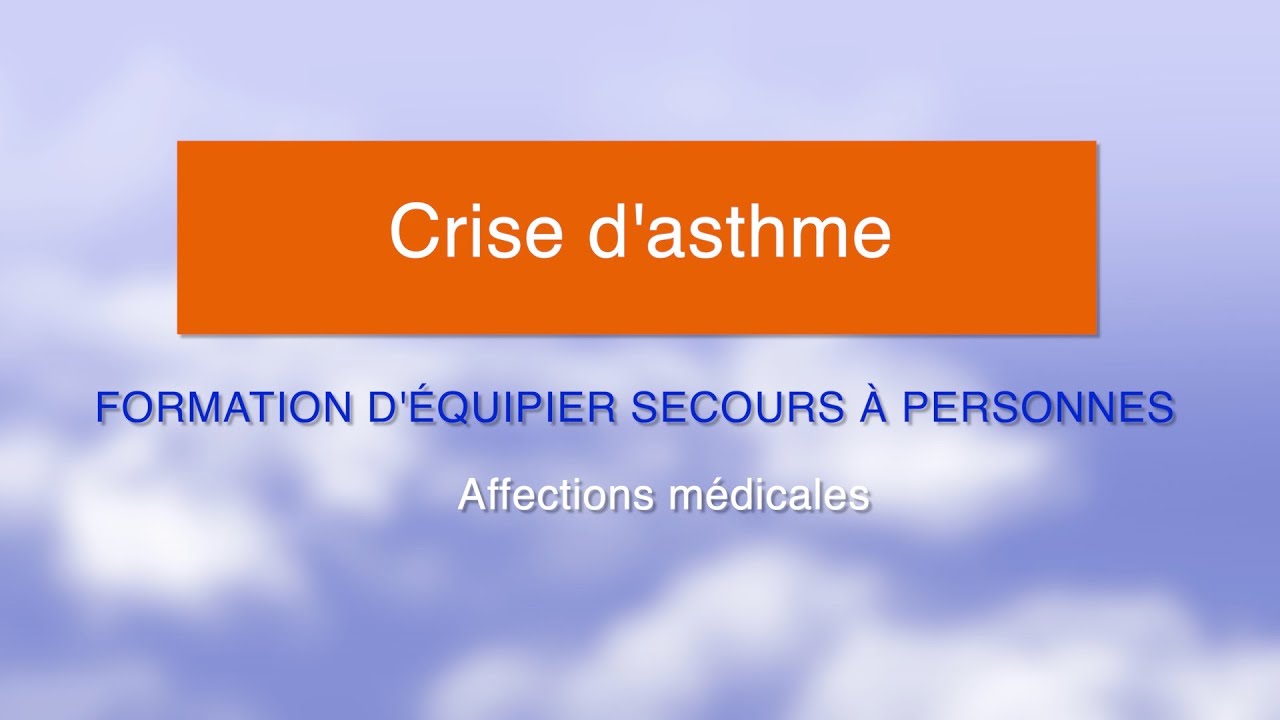 Crise d'asthme BMPM