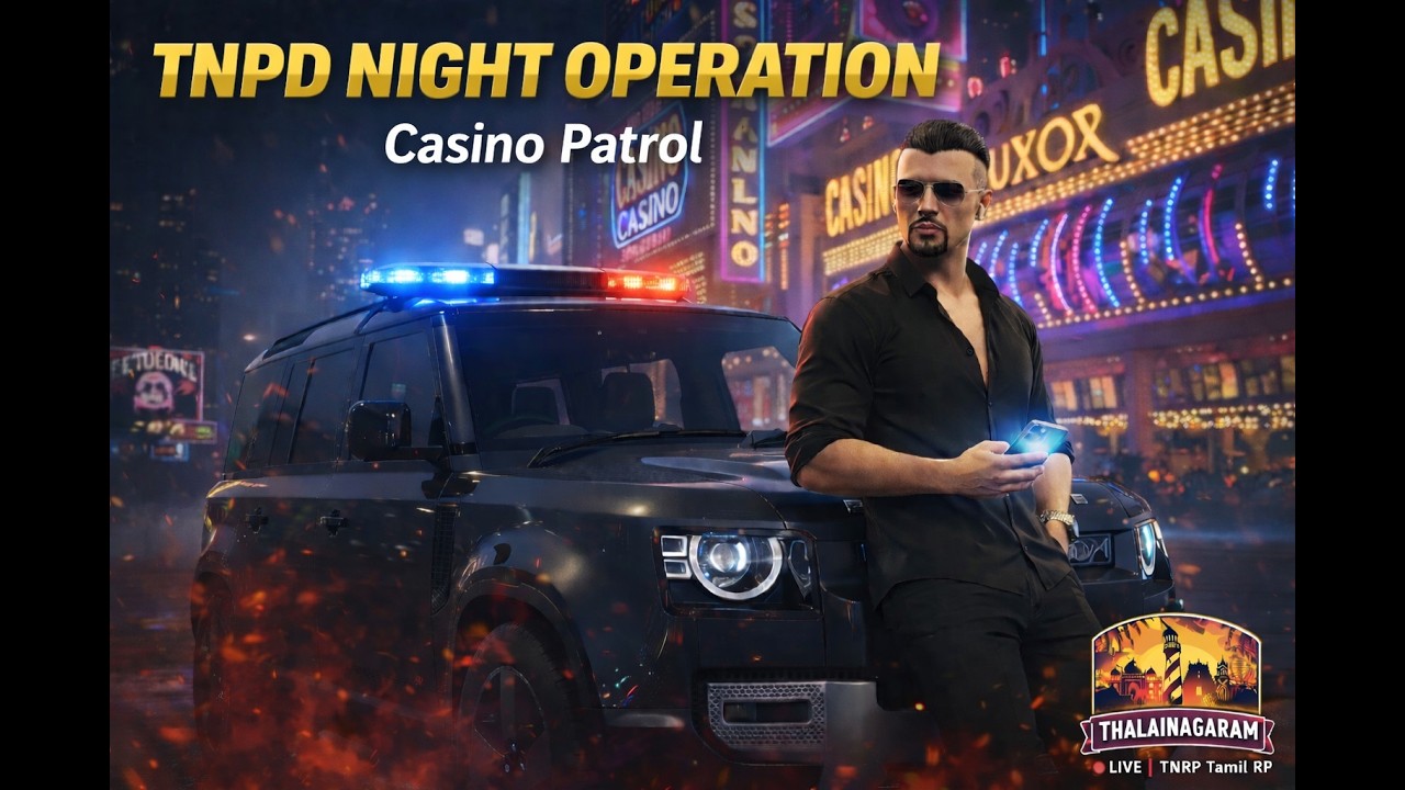 🔥IG ESWARAPANDIYAN OF TNPD 🚨| Night Operation–Casino Zone🚨| TNRP LIVE | GTA 5 RP  #pdrp #gta5 #tnrp