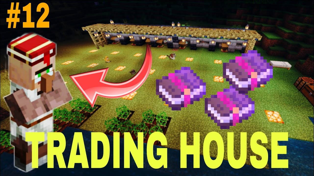 Finally TRADING ENCHANTED BOOKS | TRADING MENDING | Minecraft | #12 |