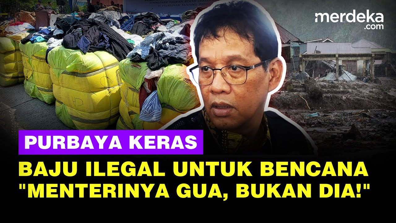 Purbaya Skakmat Bea Cukai, Kirim Baju Ilegal ke Korban Bencana: Menterinya Gua, Bukan Dia!