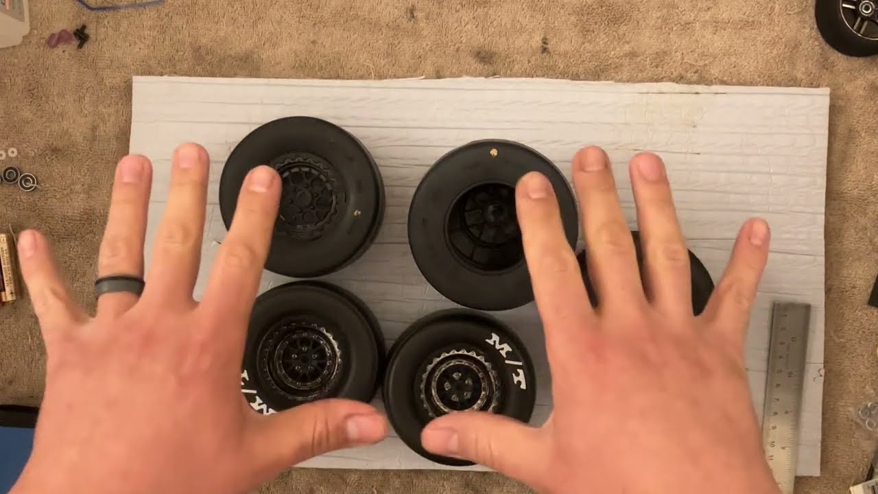 RC No Prep Drag Car: основы шин Hoosier Mickey Thompson Proline Reaction для Drag Slash DR10 22s