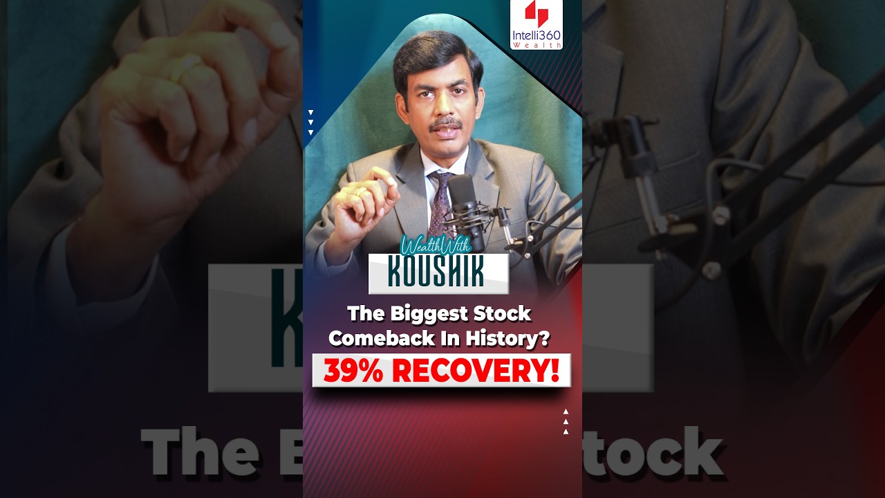 The Biggest Stock Comeback In History? 39% RECOVERY!#educationalvideo