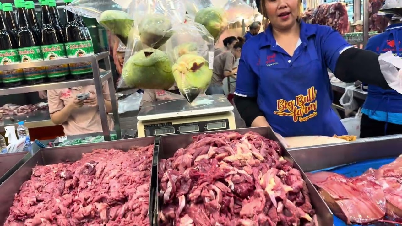 ตลาดค้าเนื้อวัวสดๆใหม่ๆส่งตรงจากฟาร์ม“สดสะอาดปลอดภัยใส่ใจผู้บริโภคร้านบิ๊กบูลฟาร์มตลาดไทยินดีต้อนรับ