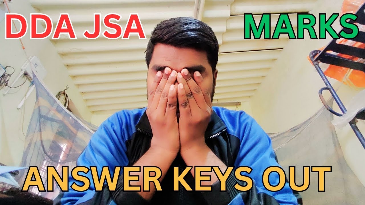 DDA JSA ANSWER KEYS OUT 🔥 MY SCORE 💯 TARGET SSC CHSL 🎯
