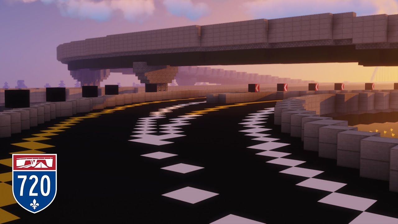 North River | Highway Trip In Minecraft At Night #4 !!!