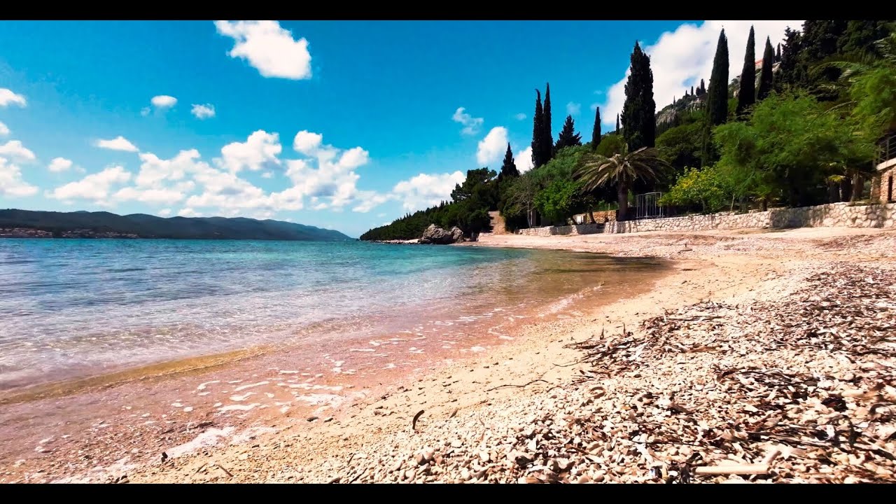 Orebić - more, plaža, borovina, šetnica - poluotok Pelješac