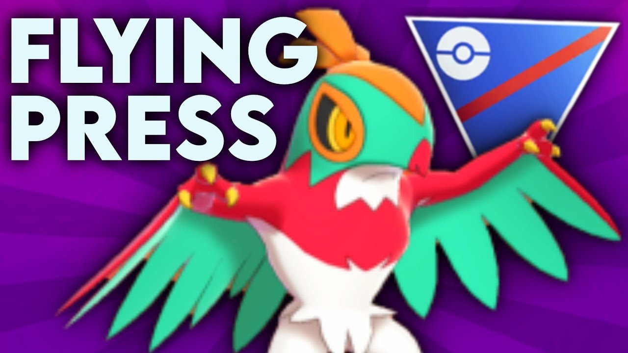 *NEW* FLYING PRESS HAWLUCHA HITS SO HARD IN THE GREAT LEAGUE! | Pokémon GO Battle League