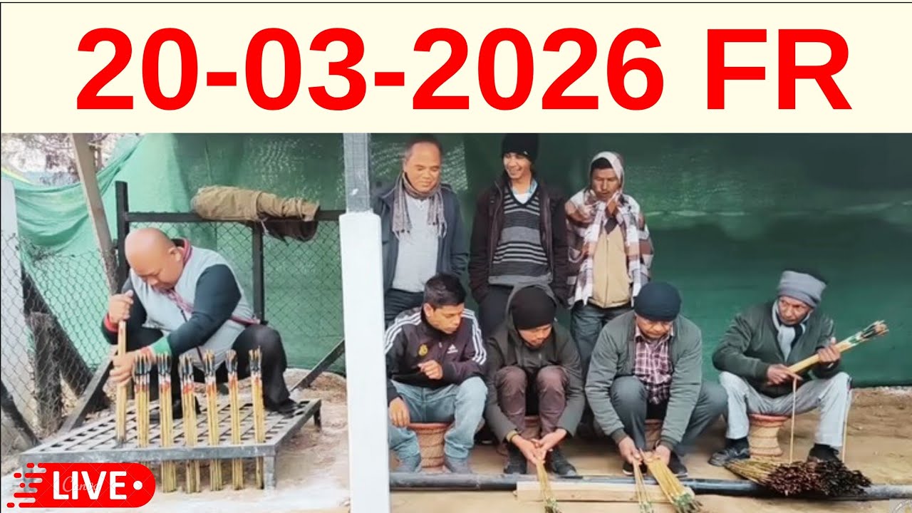 Shillong Teer Live FR 20/03/2026@Khasi Hills Archery Sports Institute@Shillong Teer Result 1St-Round