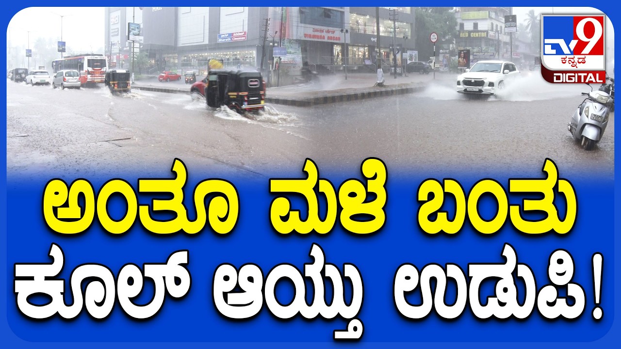 Udupi Rain: ಬಿಸಿಲಿನಿಂದ ತತ್ತರಿಸಿ ಹೋಗಿದ್ದ ಕೃಷ್ಣನಗರಿ ಉಡುಪಿಯಲ್ಲಿ ಧಾರಾಕಾರ ಮಳೆ |#TV9D