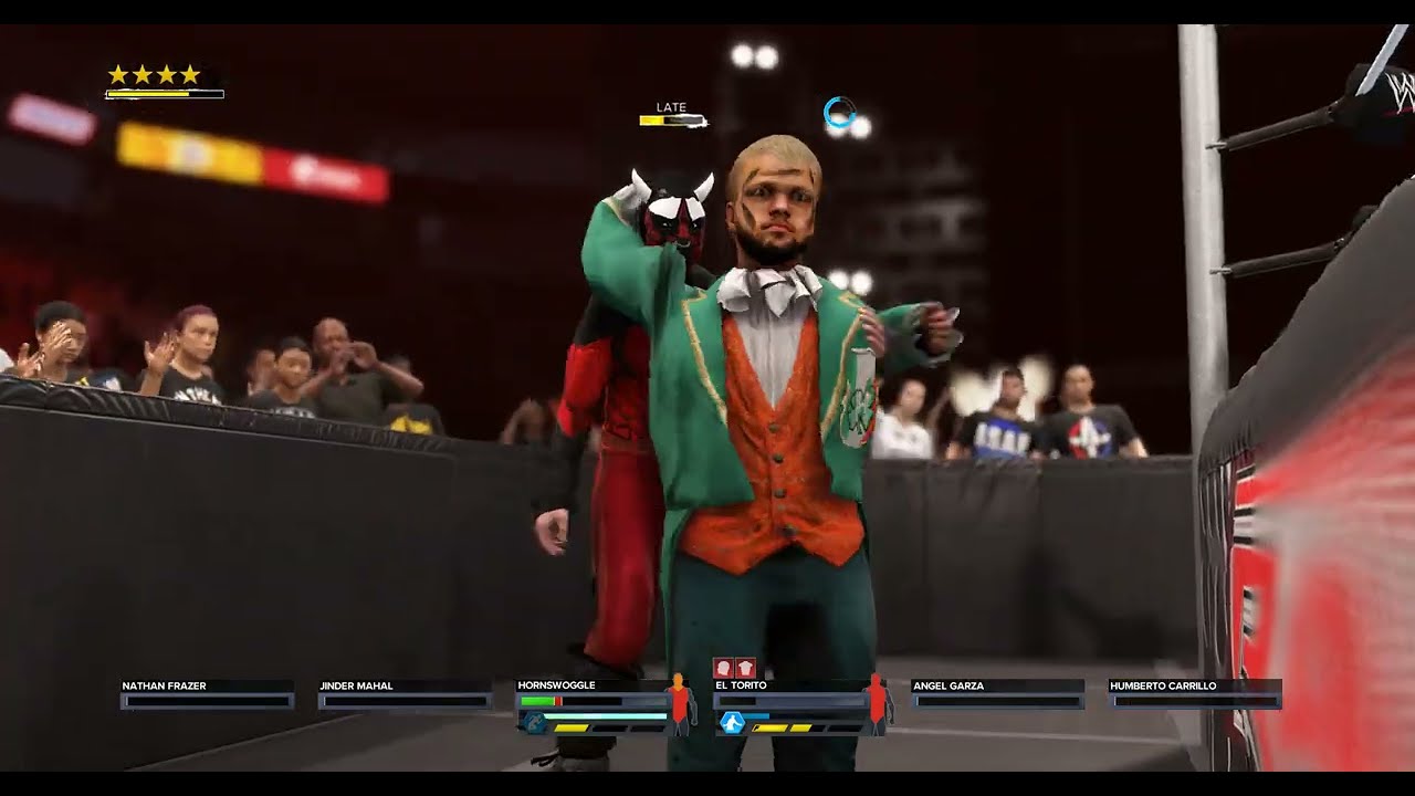 WWE 2K25 Showcase Mode-Hornswoggle vs El Torito: Extreme Rules Match #hornswoggle #eltorito