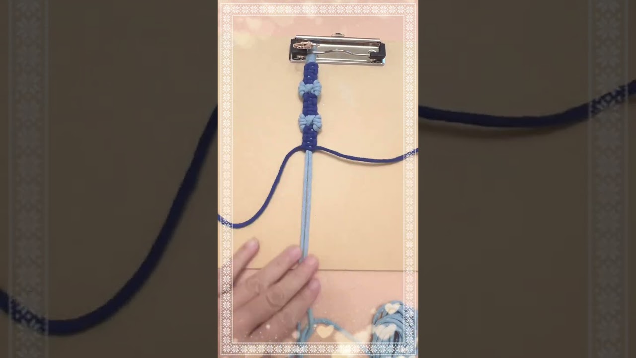 法式編織蝴蝶結長度可調手機背繩DIY🪴Macrame ribbon phone strap DIY🪴マクラメリボンスマホスドラプDIY（長さ可調）🪴