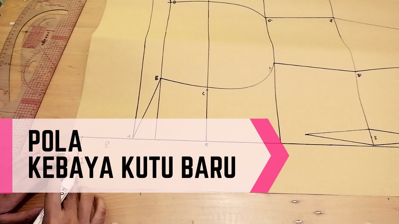 Pola Kebaya Kutu Baru [MUDAH UNTUK PEMULA]