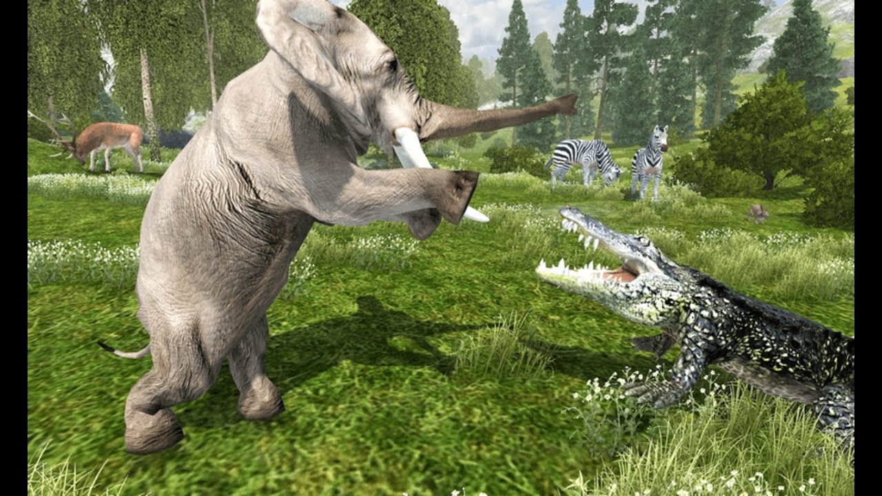 Ultimate Elephant Simulator - Elephant Vs Lion, Tiger, Rhino, Giraffe, Cheetah, Crocodile, Hippo #9