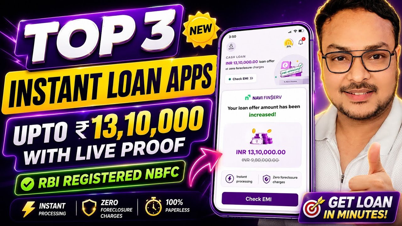 Top 3 Emergency Loan Apps 2026 | EMI Loans Only | RBI Registered NBFC | Best Loan Apps 2026 |