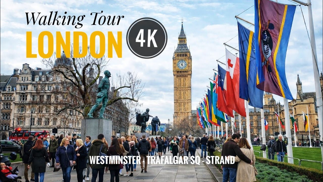London Walking Tour 4K | Exploring the Heart of London 🇬🇧
