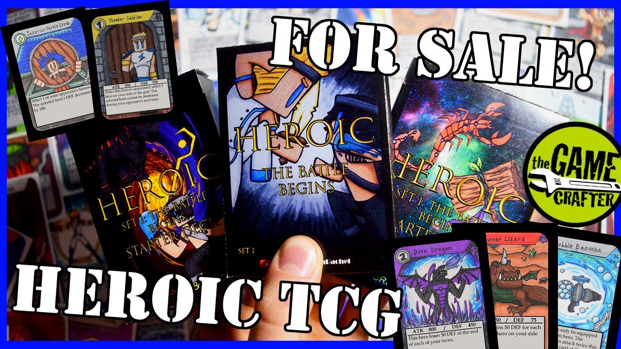 HEROIC IS FOR SALE!!! Homemade TCG Pack Opening!