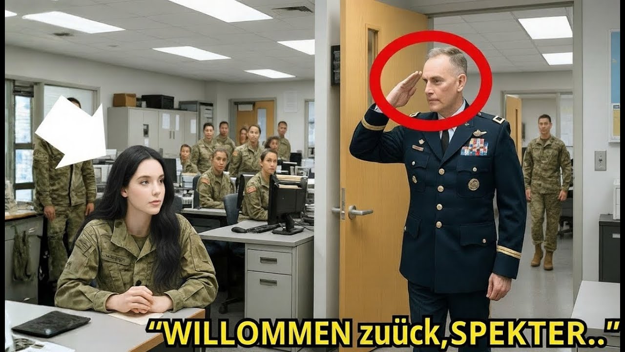 Alle hielten sie für ein gewöhnliches Mädchen–bis ein Vier-Sterne-General strammstand und salutierte