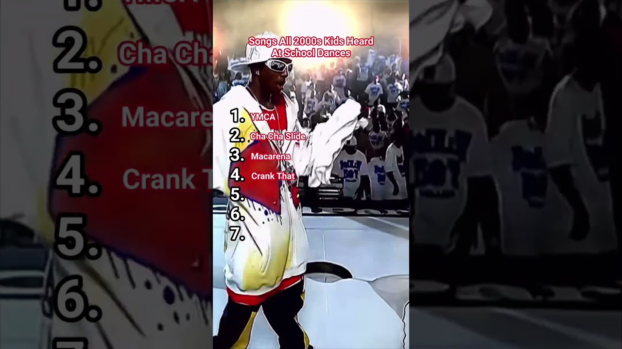 Songs all 2000s kids heard at school dances