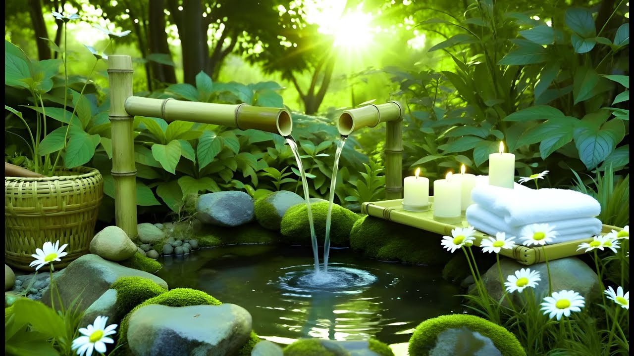 Calm Night Music 🌙 Water Sounds for Anxiety Healing & Sleep Support