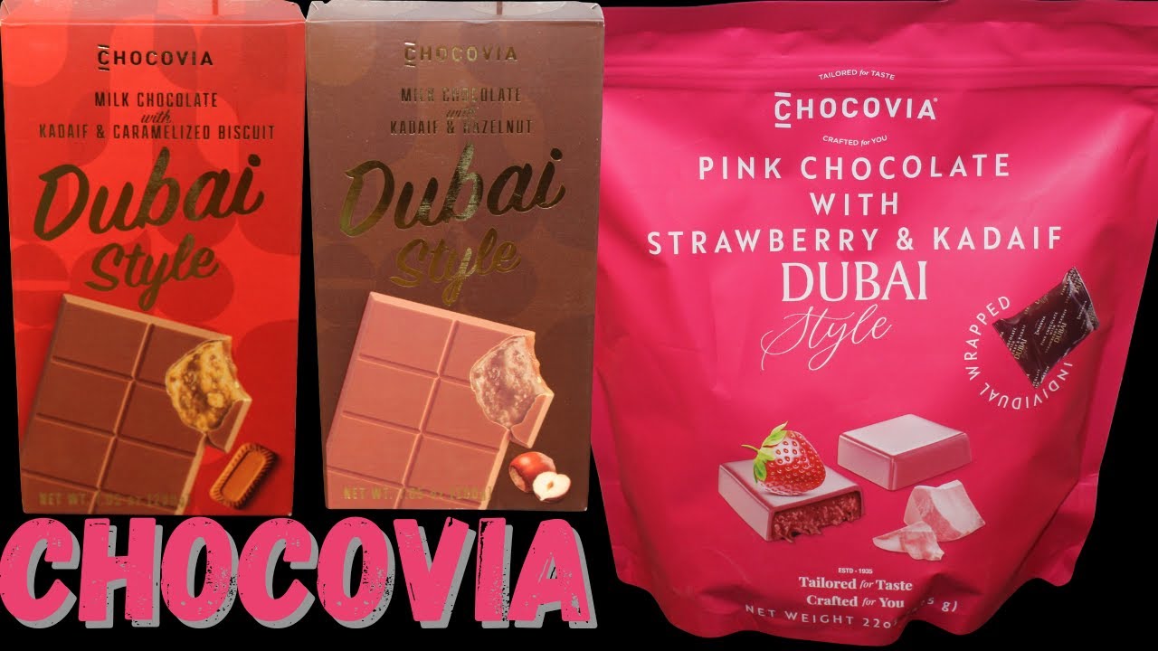 Chocovia Dubai Style: Caramelized Biscuit, Hazelnut & Strawberry Review