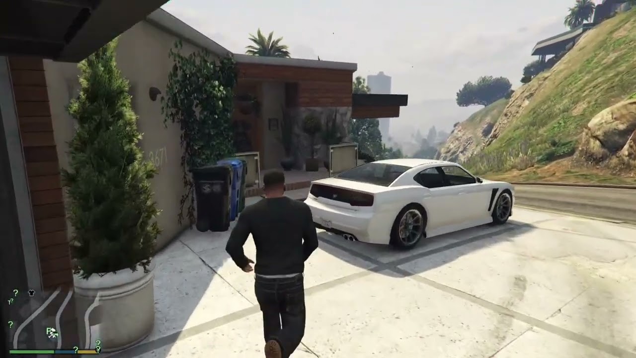 3671 Whispymound Drive Franklin bought a new house #grandtheftautov #openworld #franklin