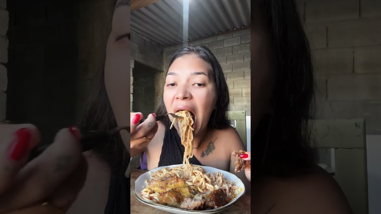 MACARRÃO E COSTELA ASSADA NO FORNO ALMOÇO DE HOJE 