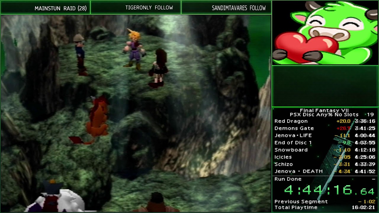 Lets Get a PB FF7 Any% No Slots