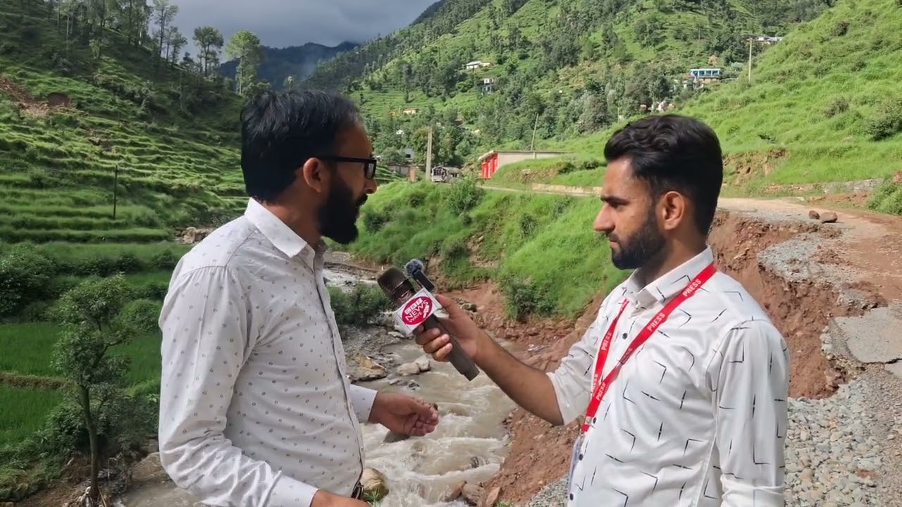 Heavy Rainfall Triggers Landslide on Patrara&ndash;Gambhir Mughlan Road, Connectivity Disrupted