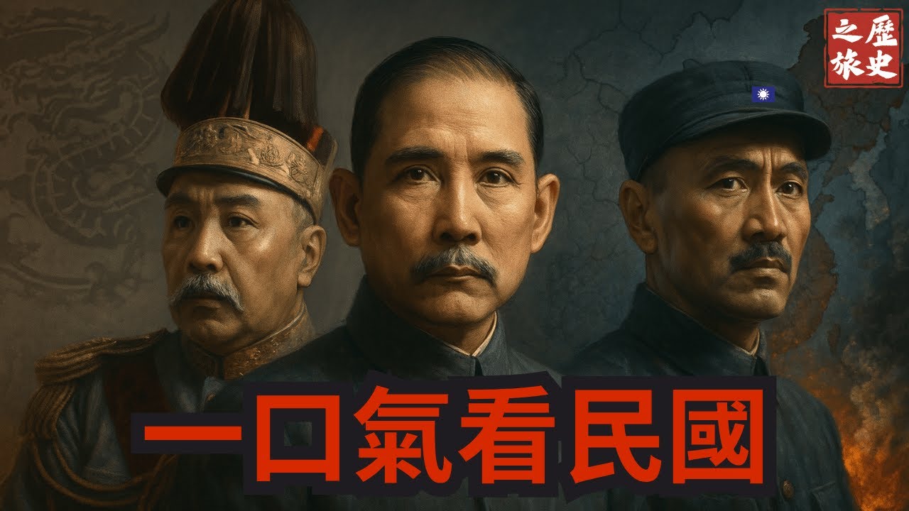 一口氣看民國：從帝制崩潰到新中國｜辛亥、北伐、抗戰與內戰 ｜歷史之旅