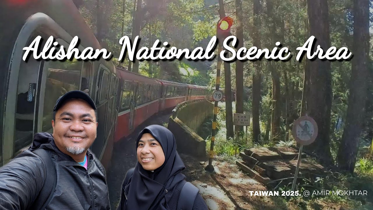 VLOG | DAY 02 : Alishan Taiwan | Naik Keretapi Hutan, Pokok Cyprus, View Sunset & Suasana Sejuk (4K)