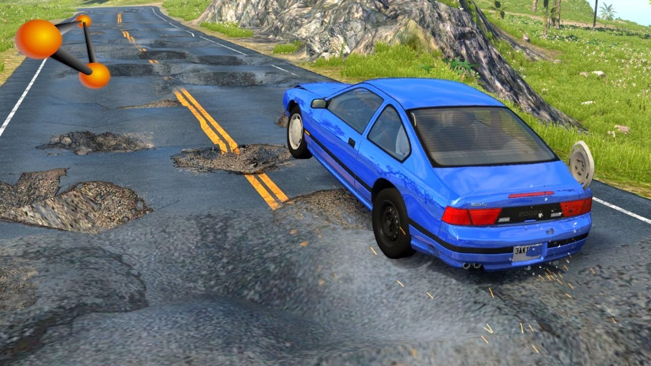 BeamNG.drive - Cars on Roads