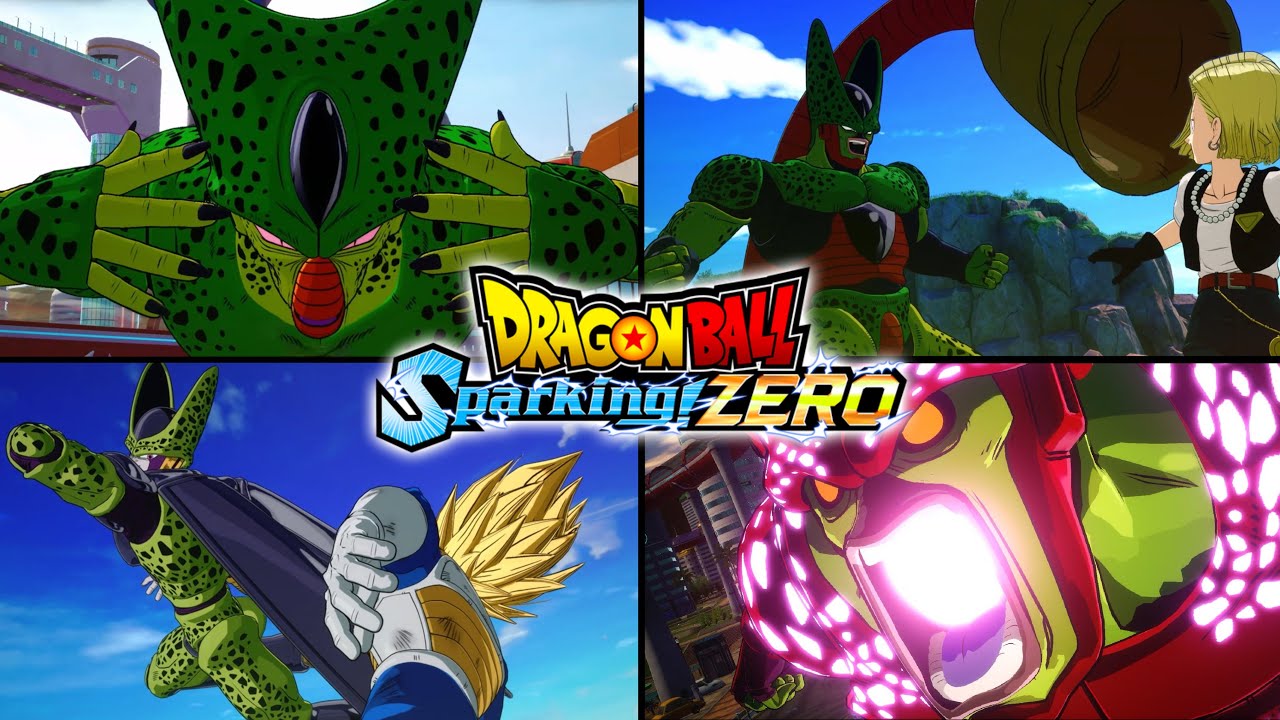 Cell COMPLETE Moveset Anime Accurate in Dragon Ball Sparking Zero
