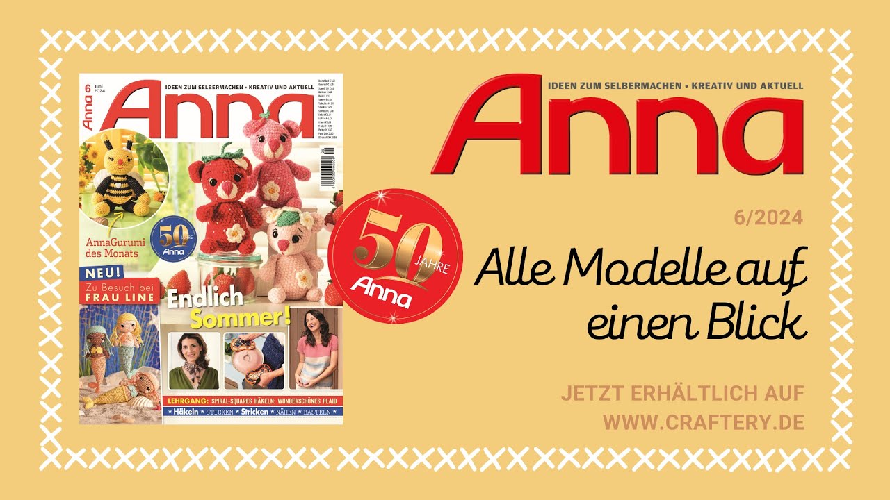 Zeitschrift Anna 06/24 - Alle Modelle auf einen Blick