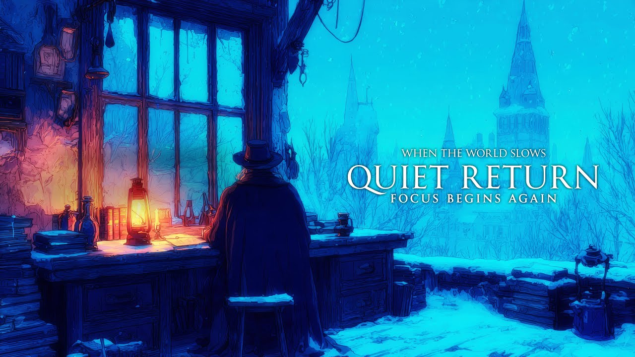 Fantasy Music for Winter Focus | The Scholar’s Quiet Return