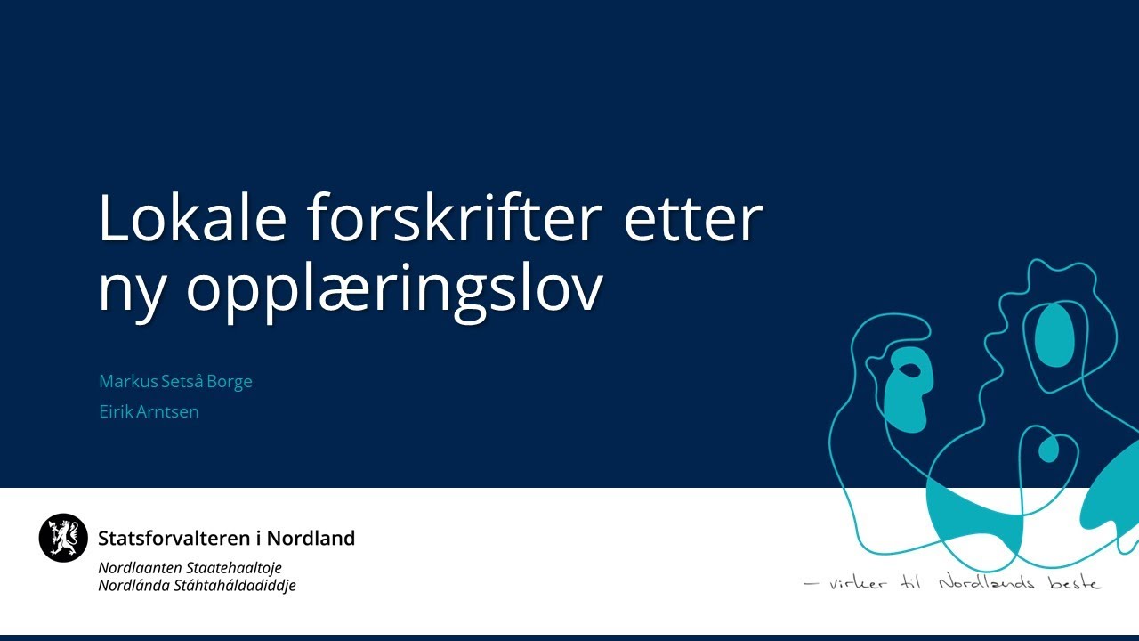 Nettseminar om lokale forskrifter etter ny opplæringslov