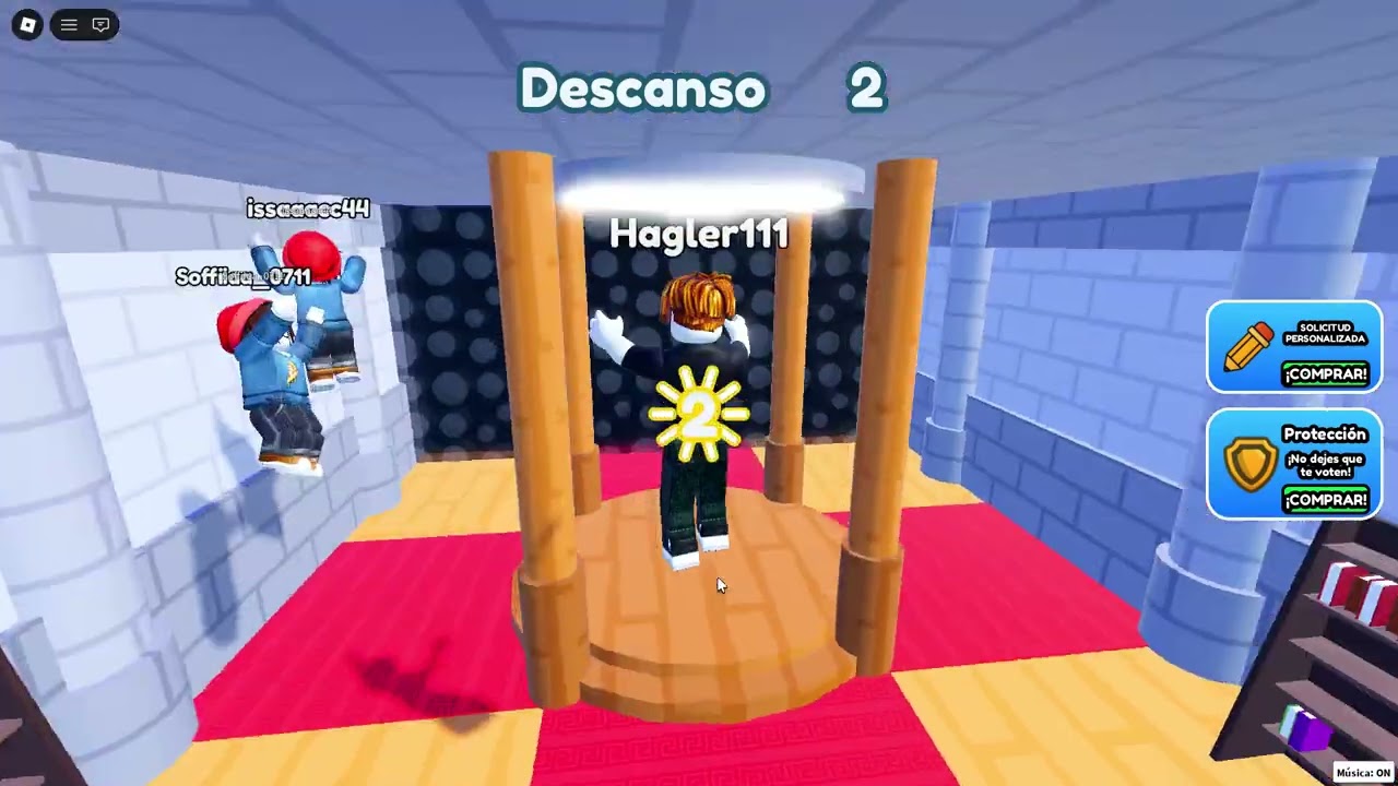 jugando roblox con hagner