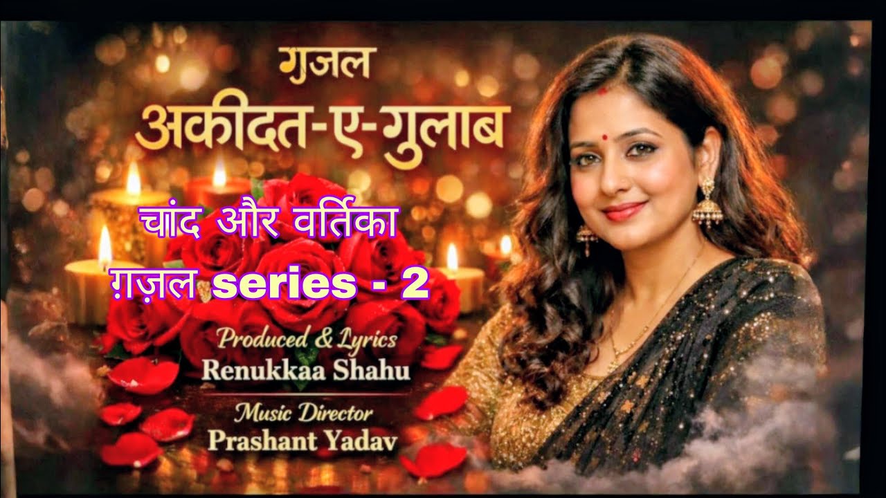 Akidat - e - gulab, lajavab Gazal, Lyrics - Renukkaa Shahu, Music 🎵🎶 Prashant Yadav