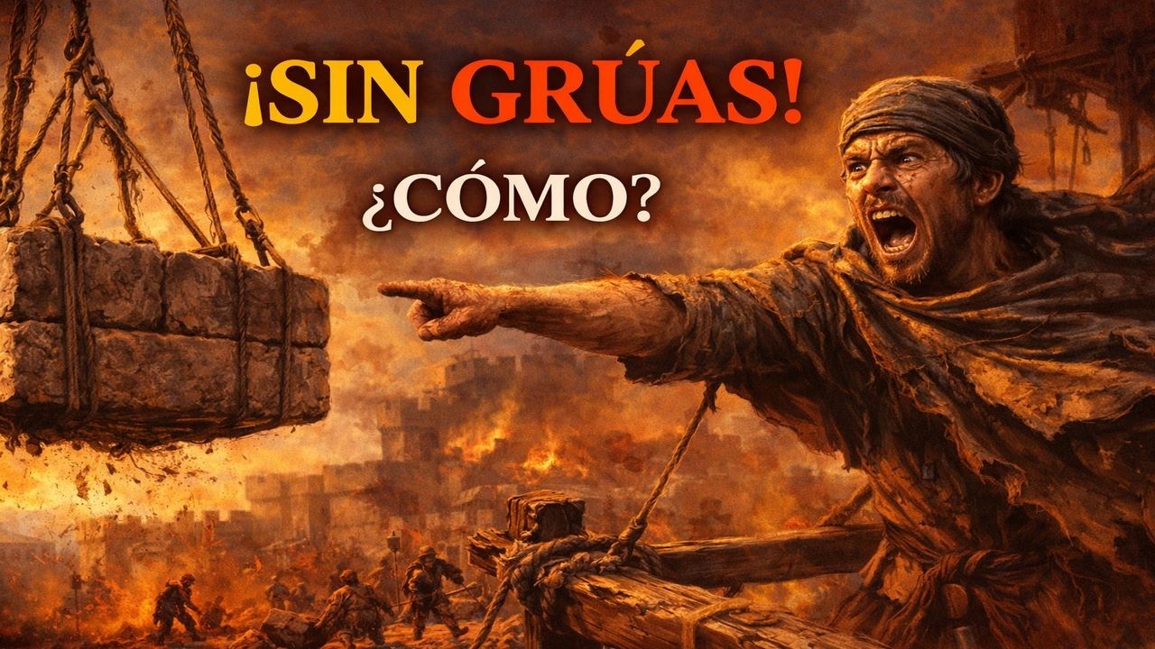 CÓMO CONSTRUYERON los CASTILLOS MEDIEVALES desde CERO (SIN MÁQUINAS, SIN GRÚAS)