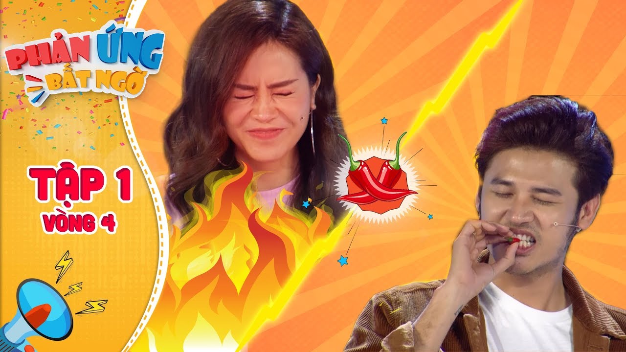 Phản ứng bất ngờ|Tập 1 Vòng 4: Đứng hình với trận chiến ĂN ỚT SIÊU CAY của Anh Tài, Vũ Ngọc Ánh