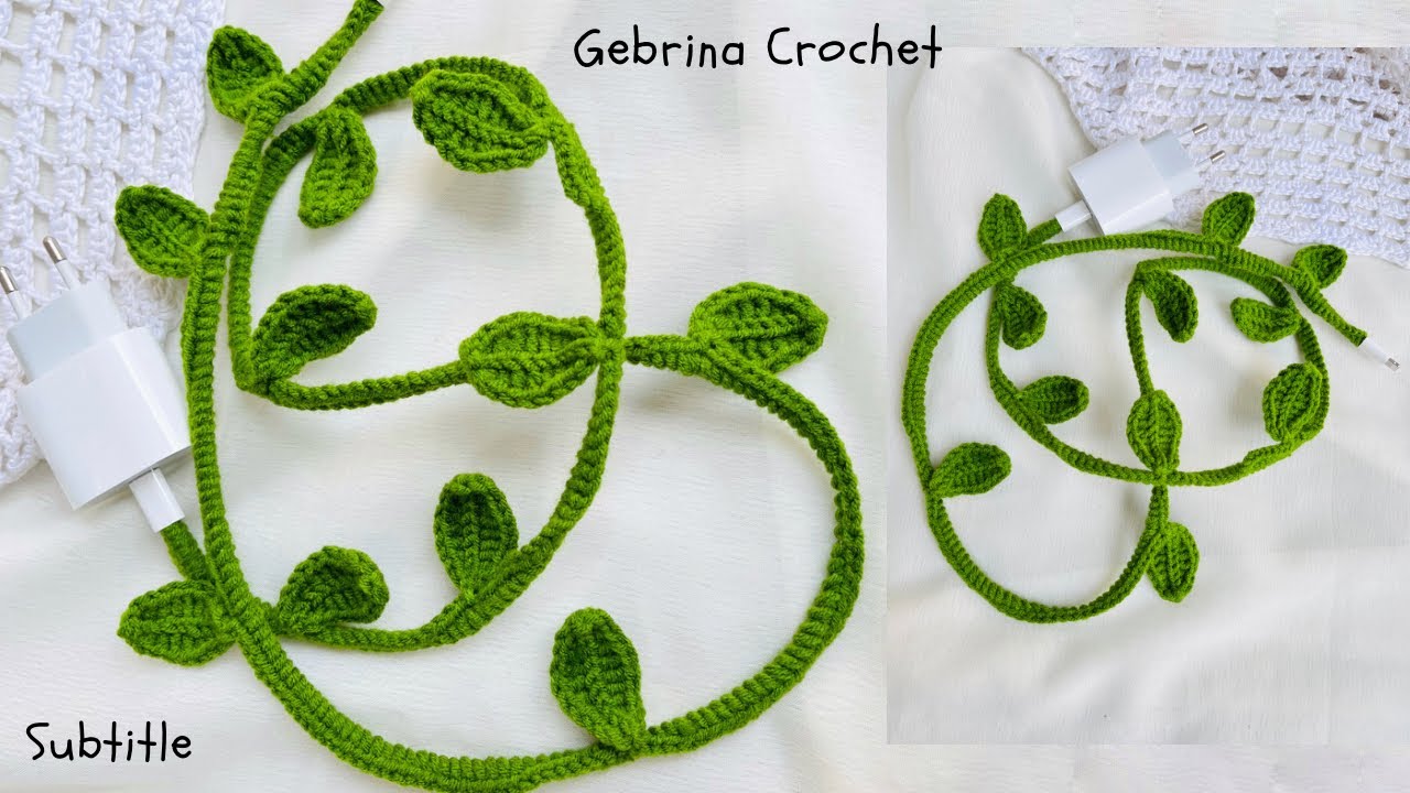 Tutorial Membuat Pelindung Kabel Charger Rajut | Crochet Charger Cabel Protector Easy for Beginner