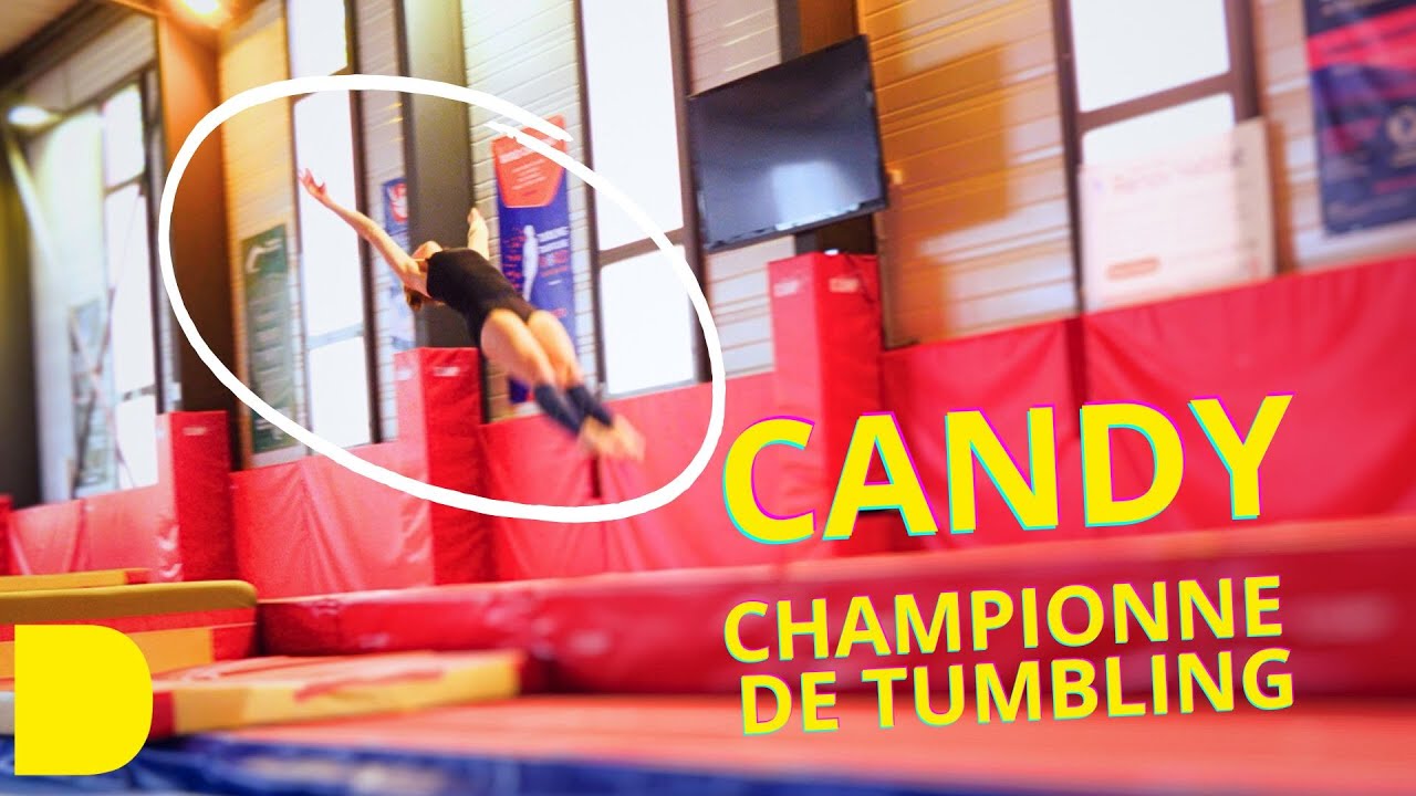 CANDY BRIERE VETILLARD - L'ENTRAINEMENT D'UNE CHAMPIONNE DE TUMBLING