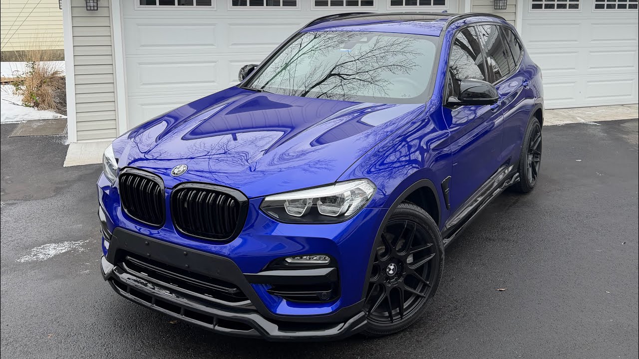 BMW X3 FULLY DECKED OUT with 3M HIGH GLOSS BLUE RASPBERRY WRAP & MORE! 🔥👌🏼